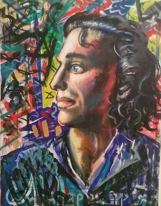 Titanus in movement,cm.60 x 80,2013