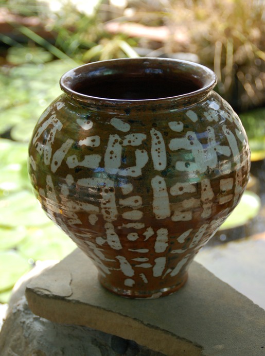 White shino under tenmoku II